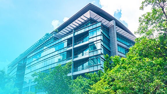 modern-office-building-with-greenery