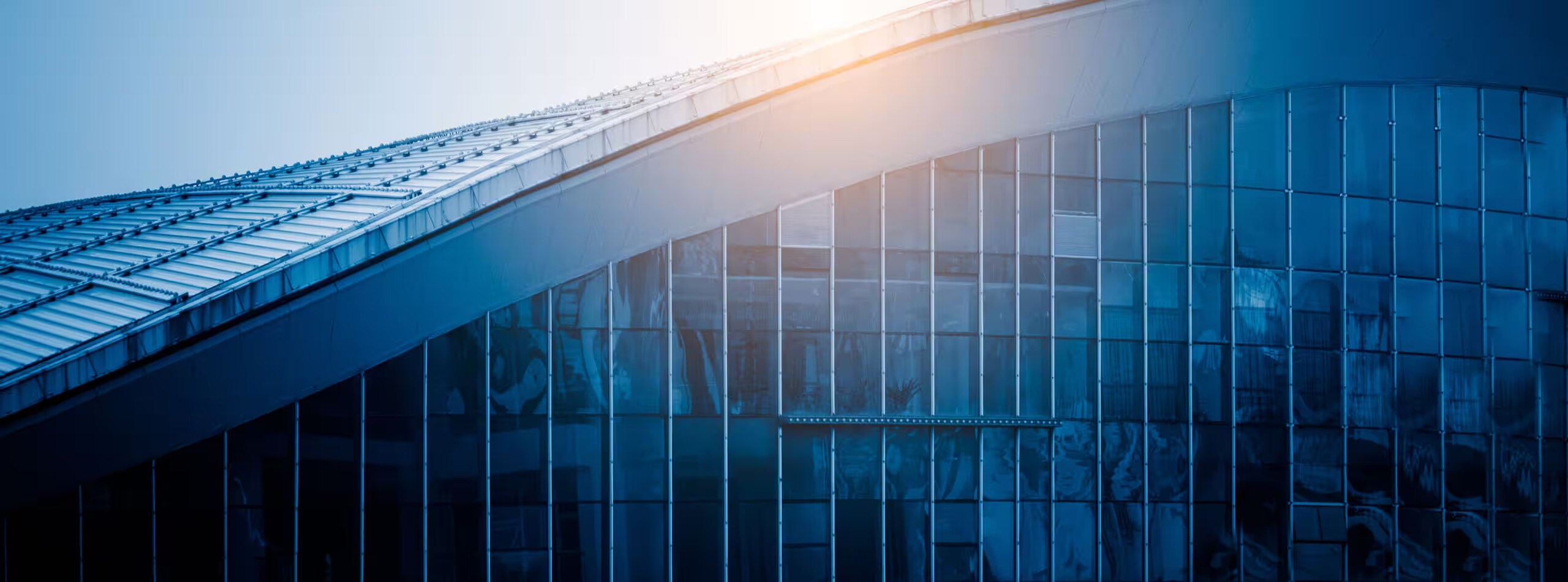 rooftop of glass building